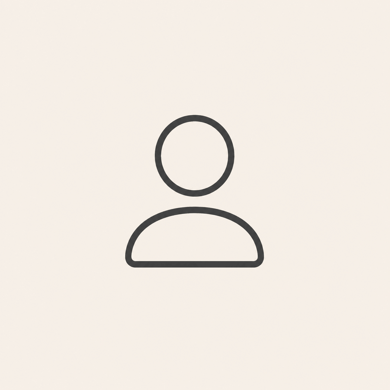 Person Icon mit hellem Hintergrund ewig Leben