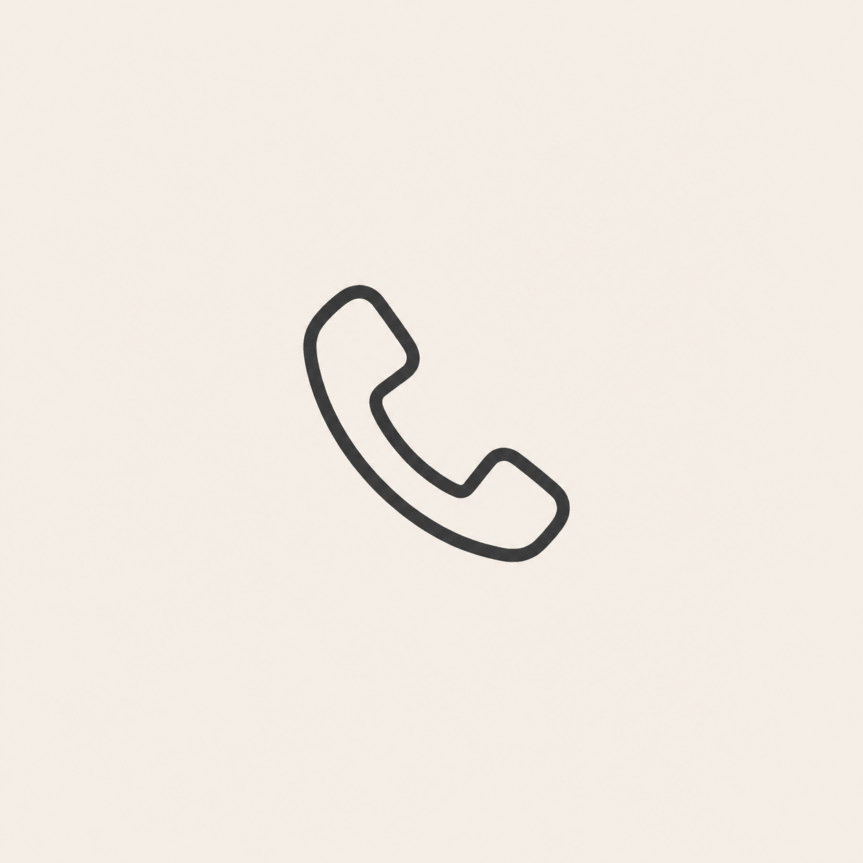 Telefon Icon mit hellem Hintergrund ewig Leben