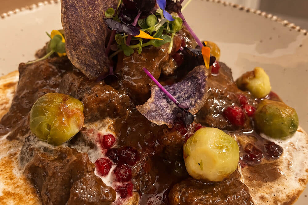 Klassisches Gulasch Rindfleisch